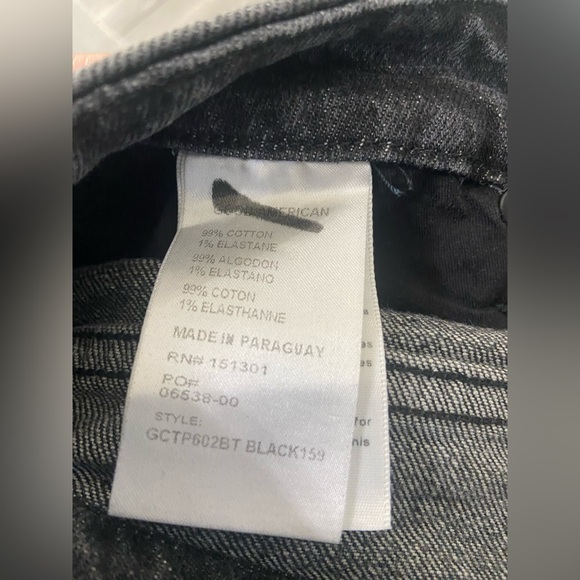 Good American GOOD CLASSIC JEANS GCTP602BT BLACK159 Sz 6/28 - Picture 5 of 12